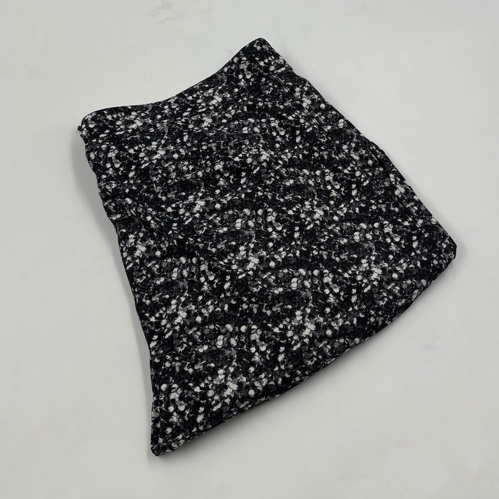 Lululemon Women's 10 On The Fly Crop 23 Sequin Static Black White Jogger Pant